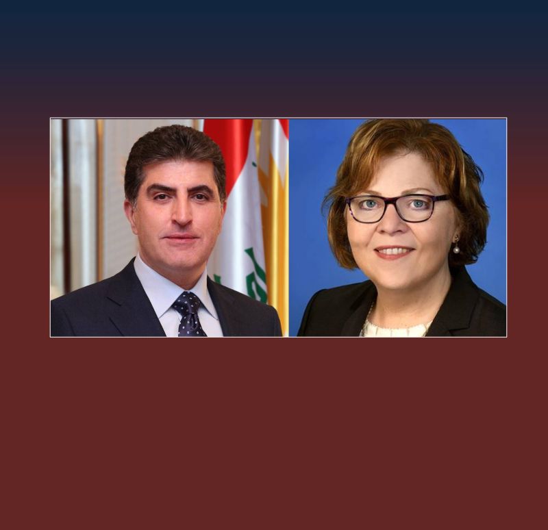 ئەمەریکا بۆ سەرۆک نێچیرڤان بارزانى: پشتیوانى لە هەرێمى کوردستانێکى بەهێز دەکەین